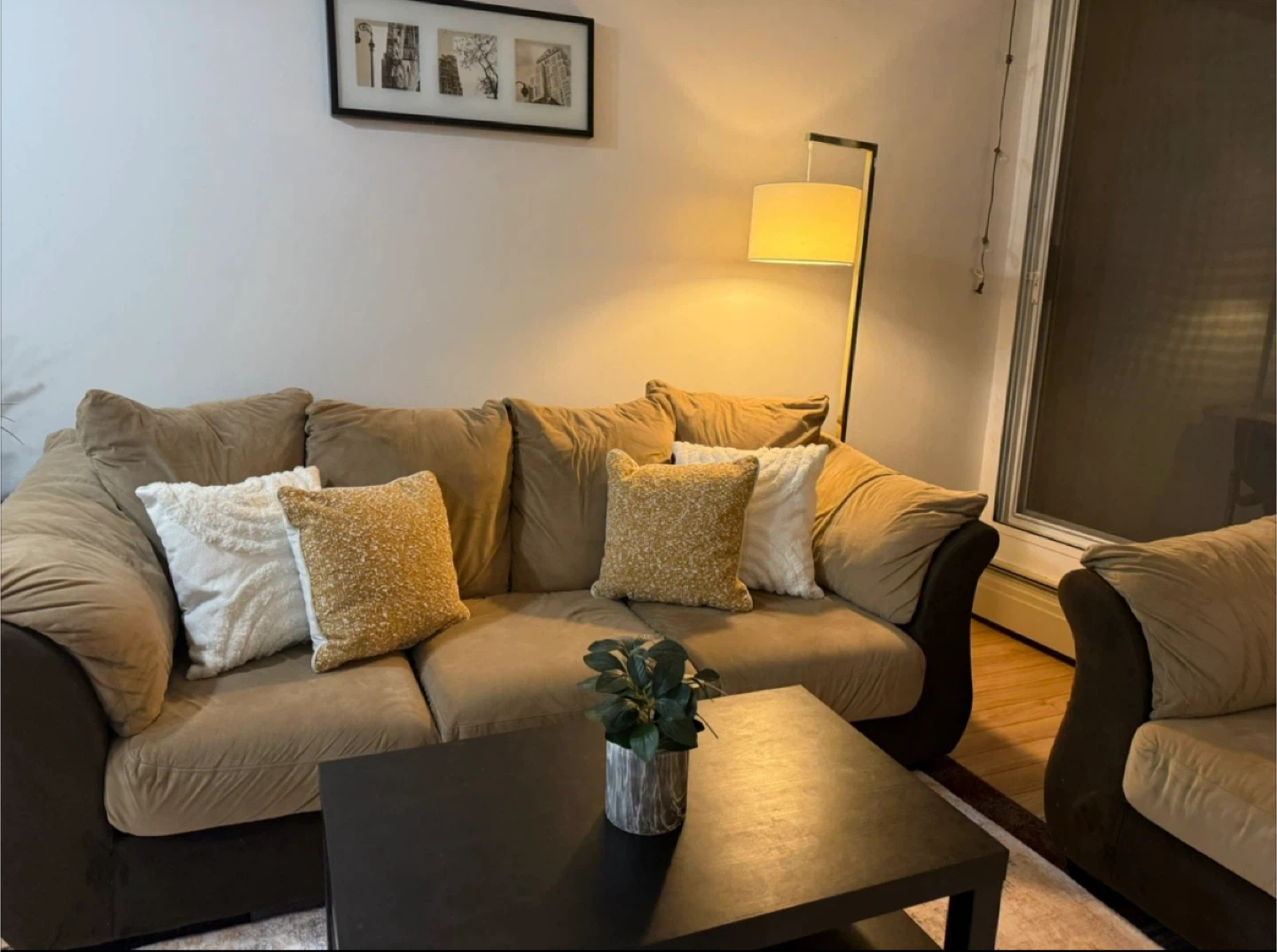 Move out sell - Brown Sofa set - photo 4