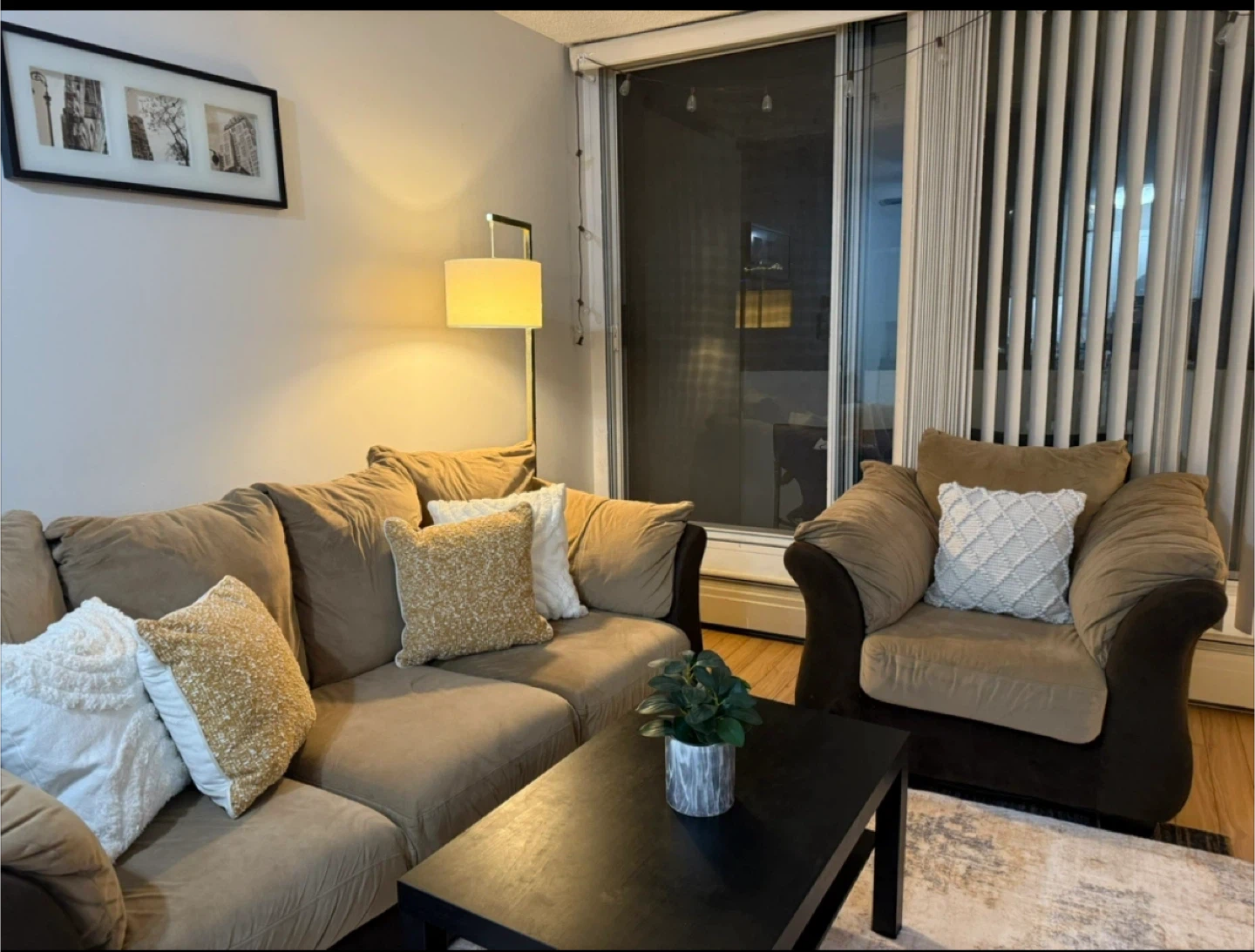 Move out sell - Brown Sofa set - photo 2