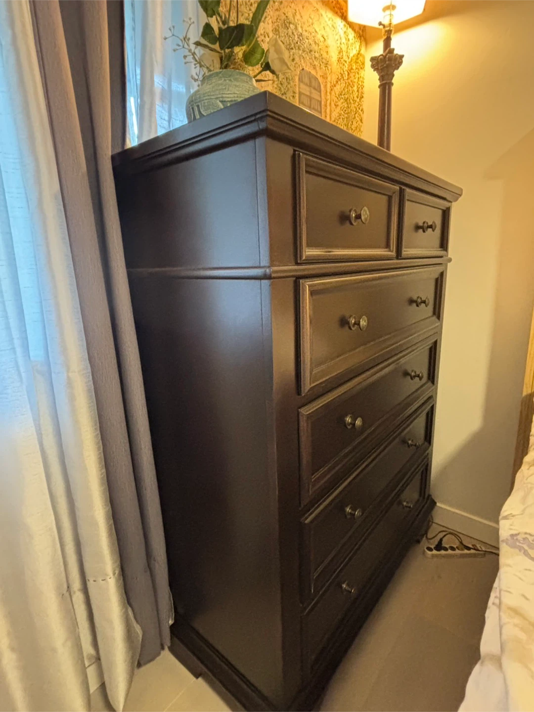 Dark Wood Chest of Drawers - photo 2