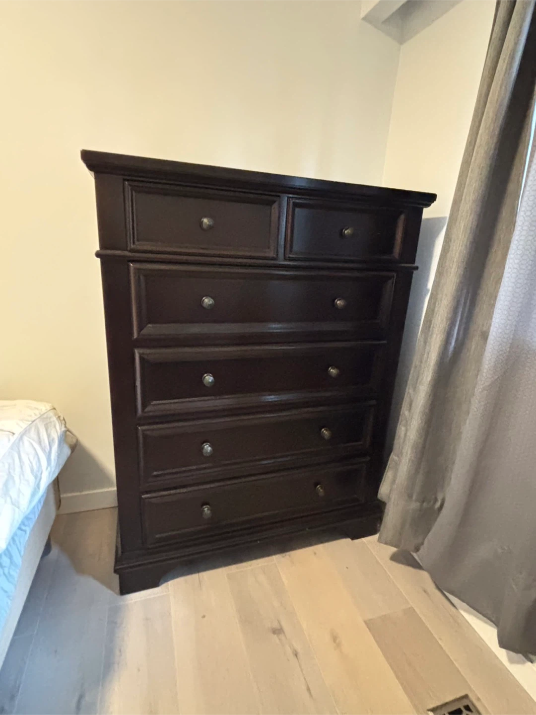 Dark Wood Chest of Drawers