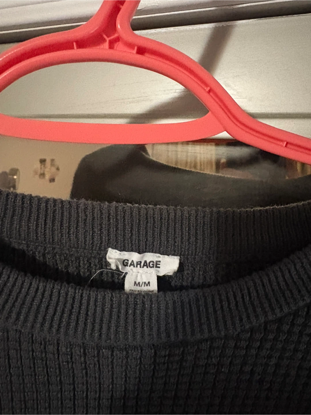 Garage Waffle Knit Sweater - Size M - photo 2