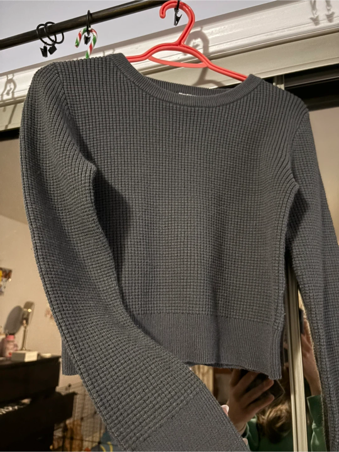 Garage Waffle Knit Sweater - Size M - photo 3