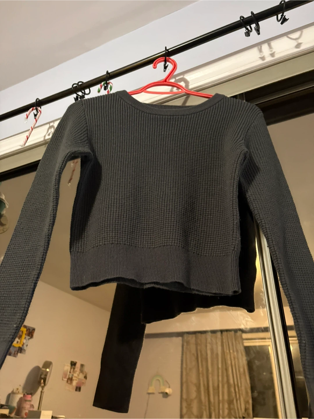 Garage Waffle Knit Sweater - Size M