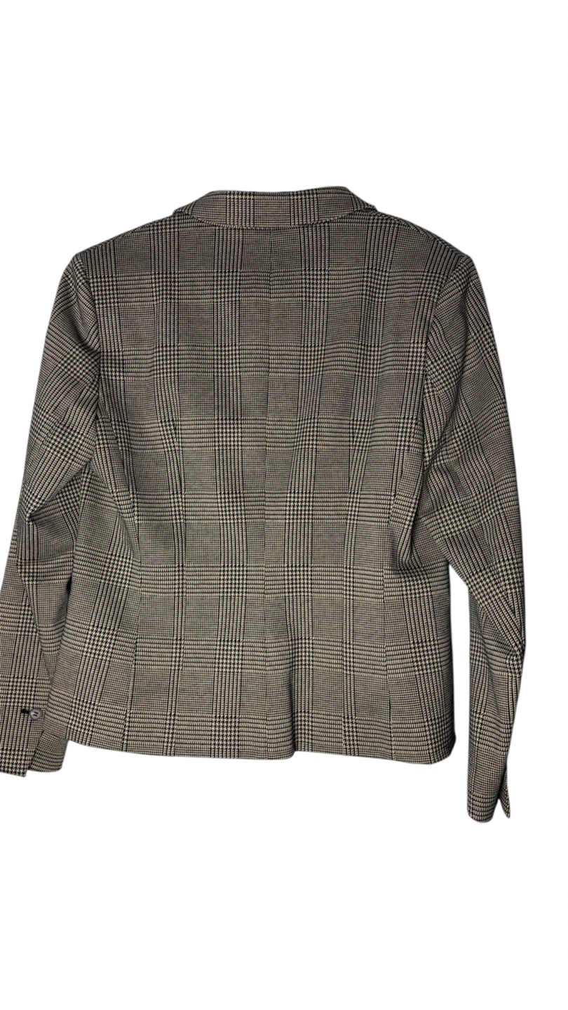 H&M Black and Tan Houndstooth Blazer - photo 4