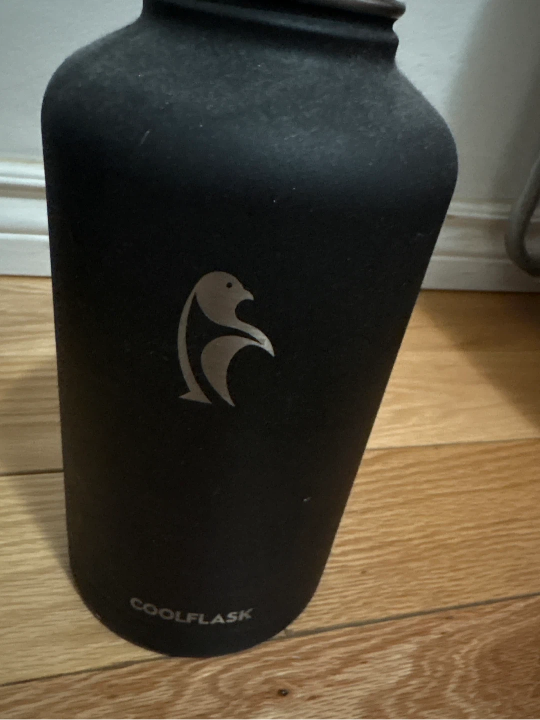 Coolflask Water Bottle - Black - photo 3