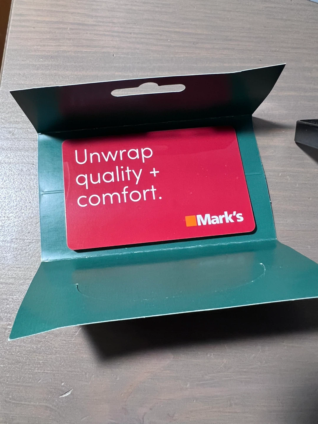 Mark’s Gift Card – $38.99 Balance