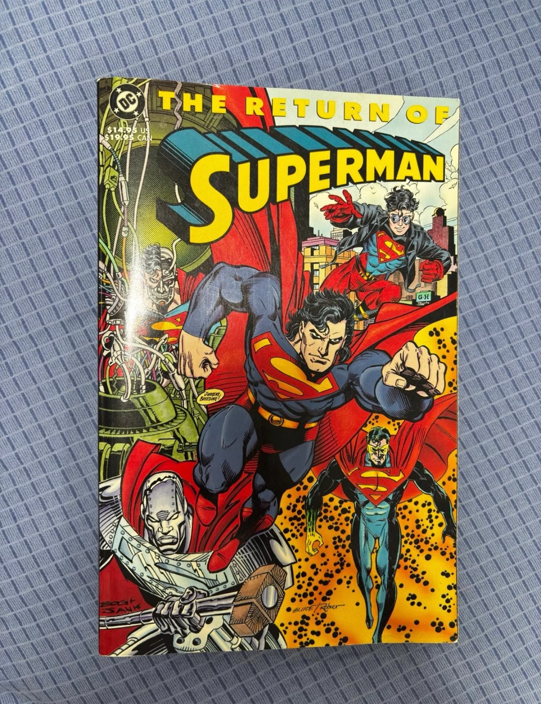 vintage collection THE RETURN OF SUPERMAN Novel Graphics