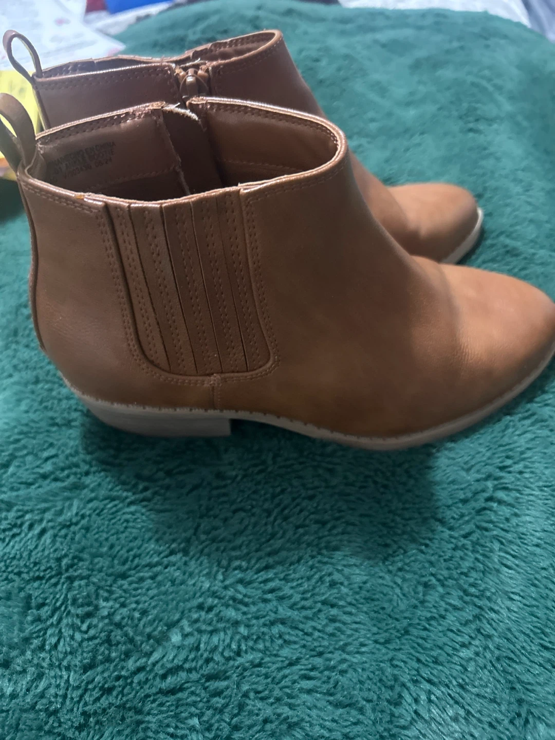Brown Ankle Boots - Size 3 1/2