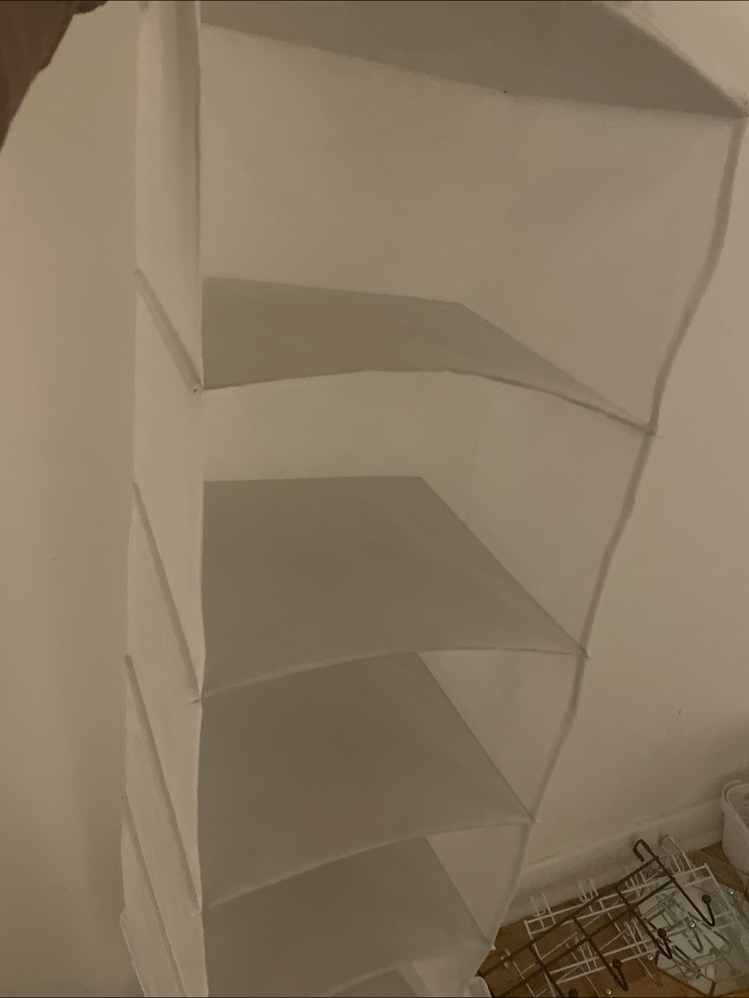 2 Hanging Closet Organizer, White