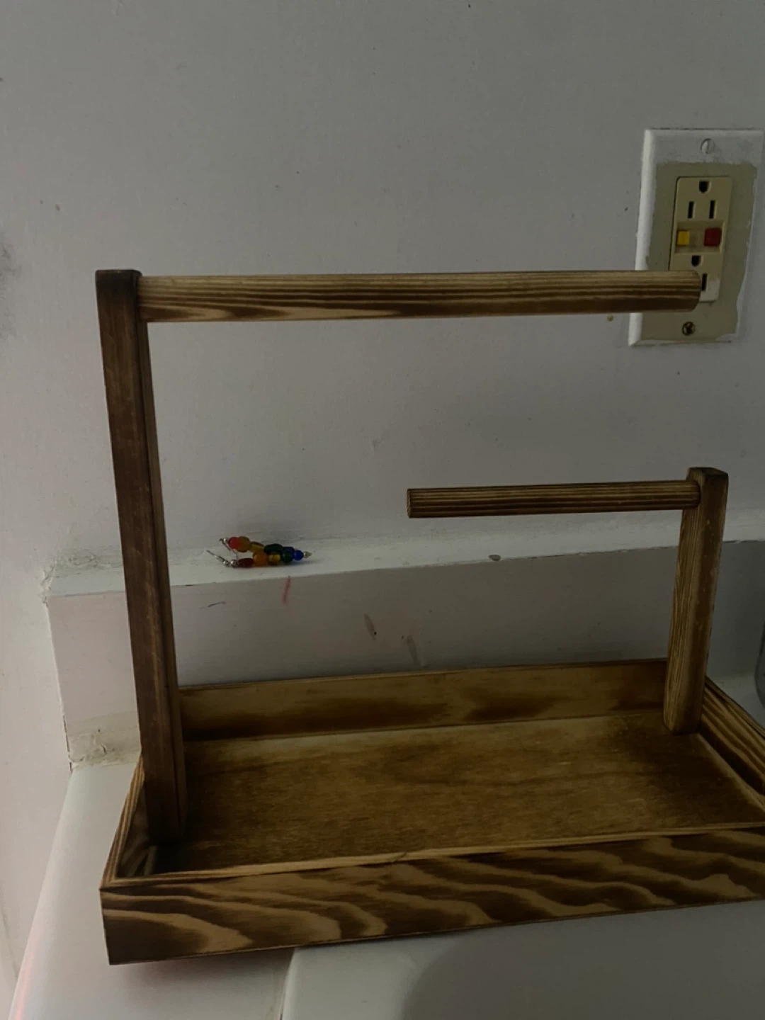 Wooden Jewelry Organizer Stand