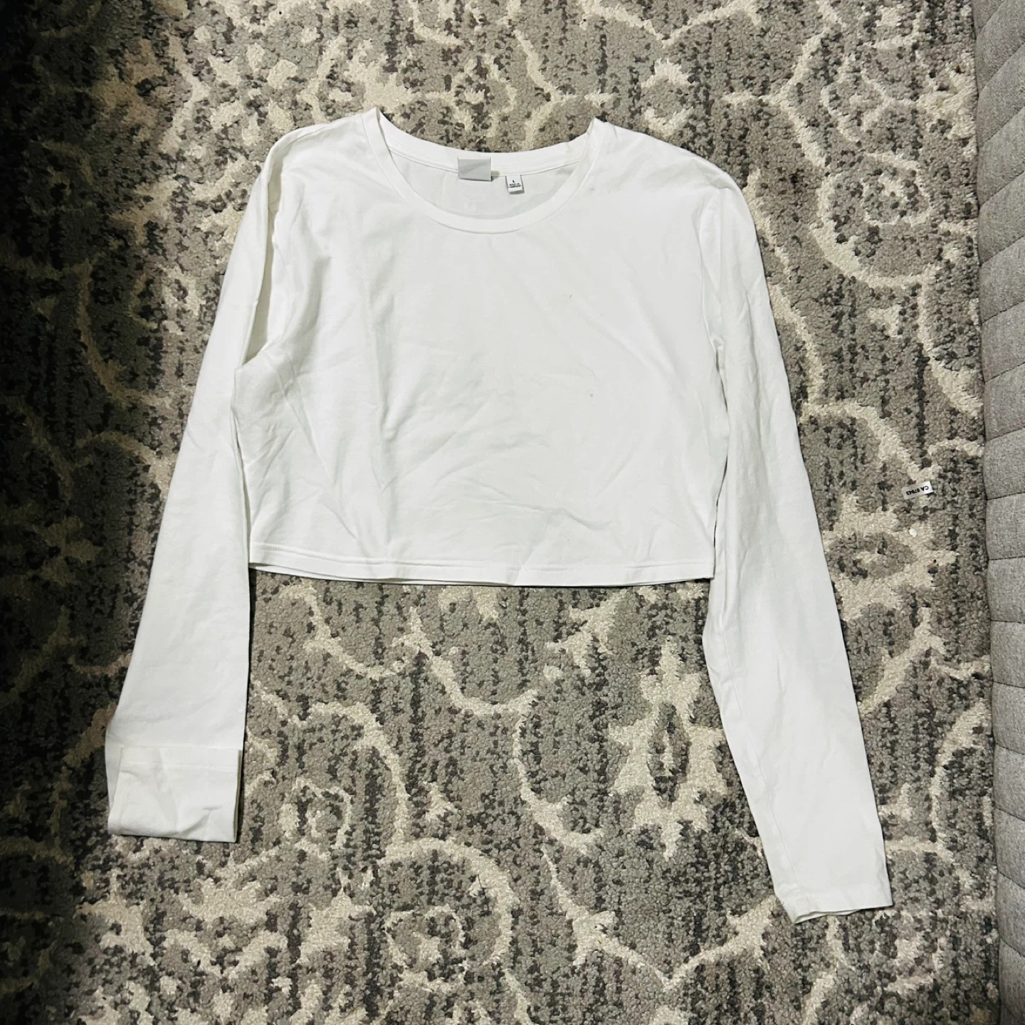 Tna White Long Sleeve Top - Size L