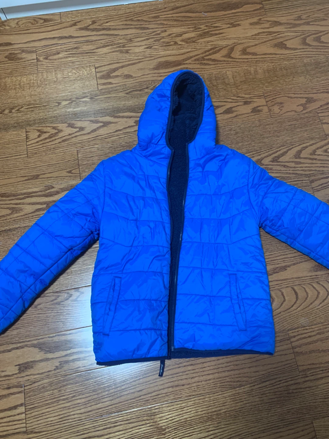 Eddie Bauer Reversible Jacket Blue Size 8 - photo 2
