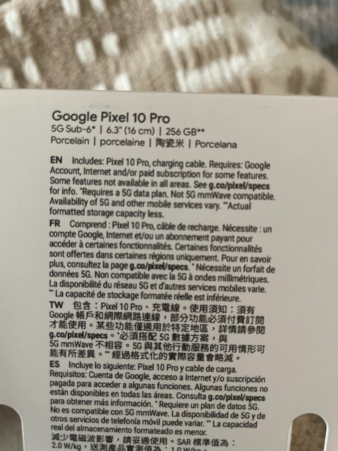 Pixel 10 PRO / 256GB / White - photo 3
