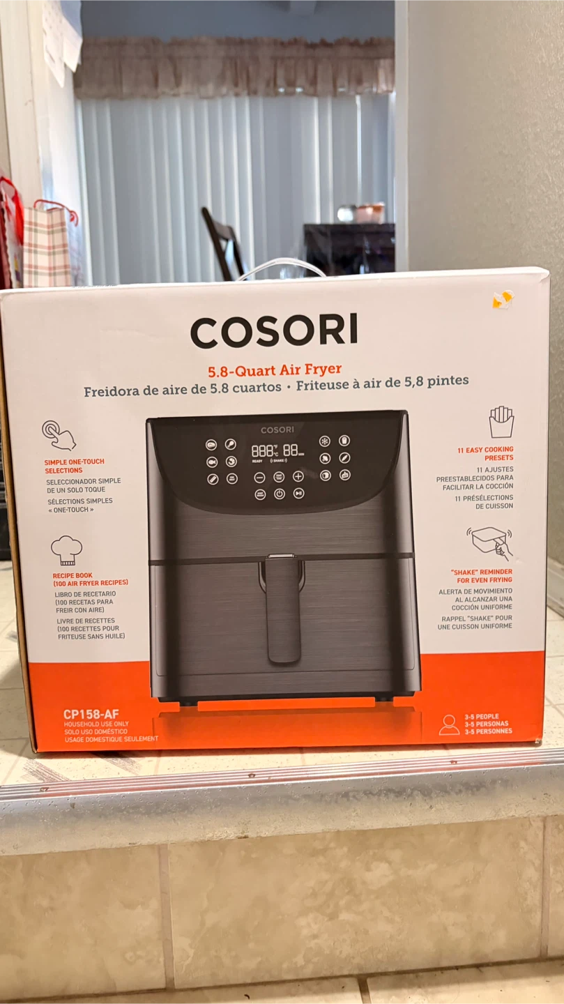 New COSORI 5.8-Quart Air Fryer CP158-AF