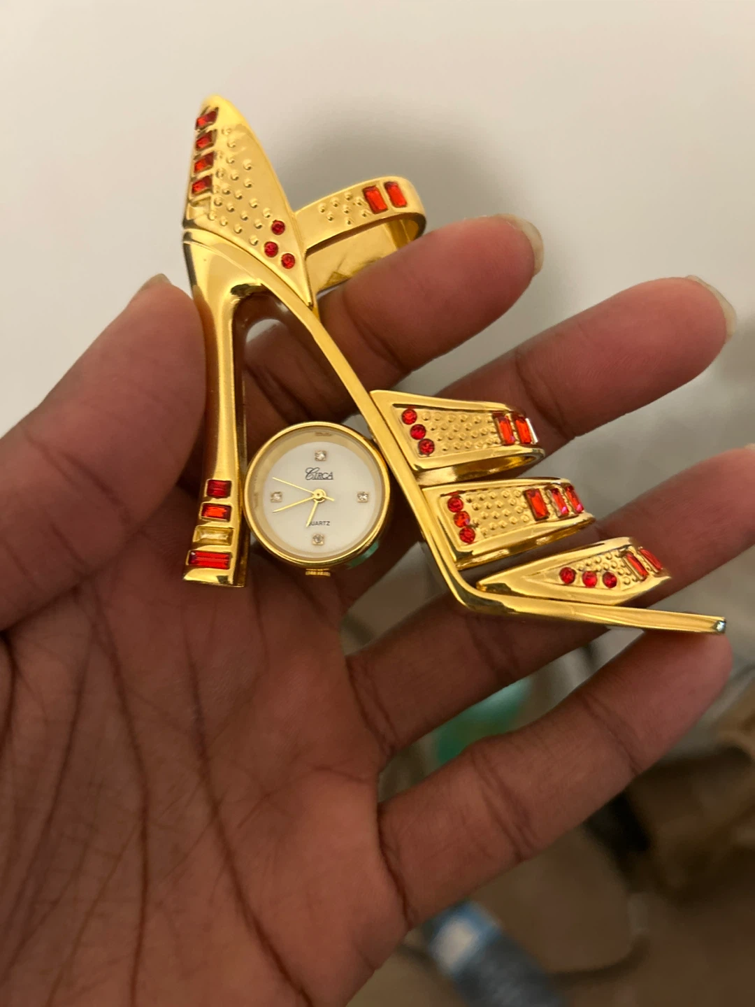 Elias Gold High Heel Quartz Watch - photo 3