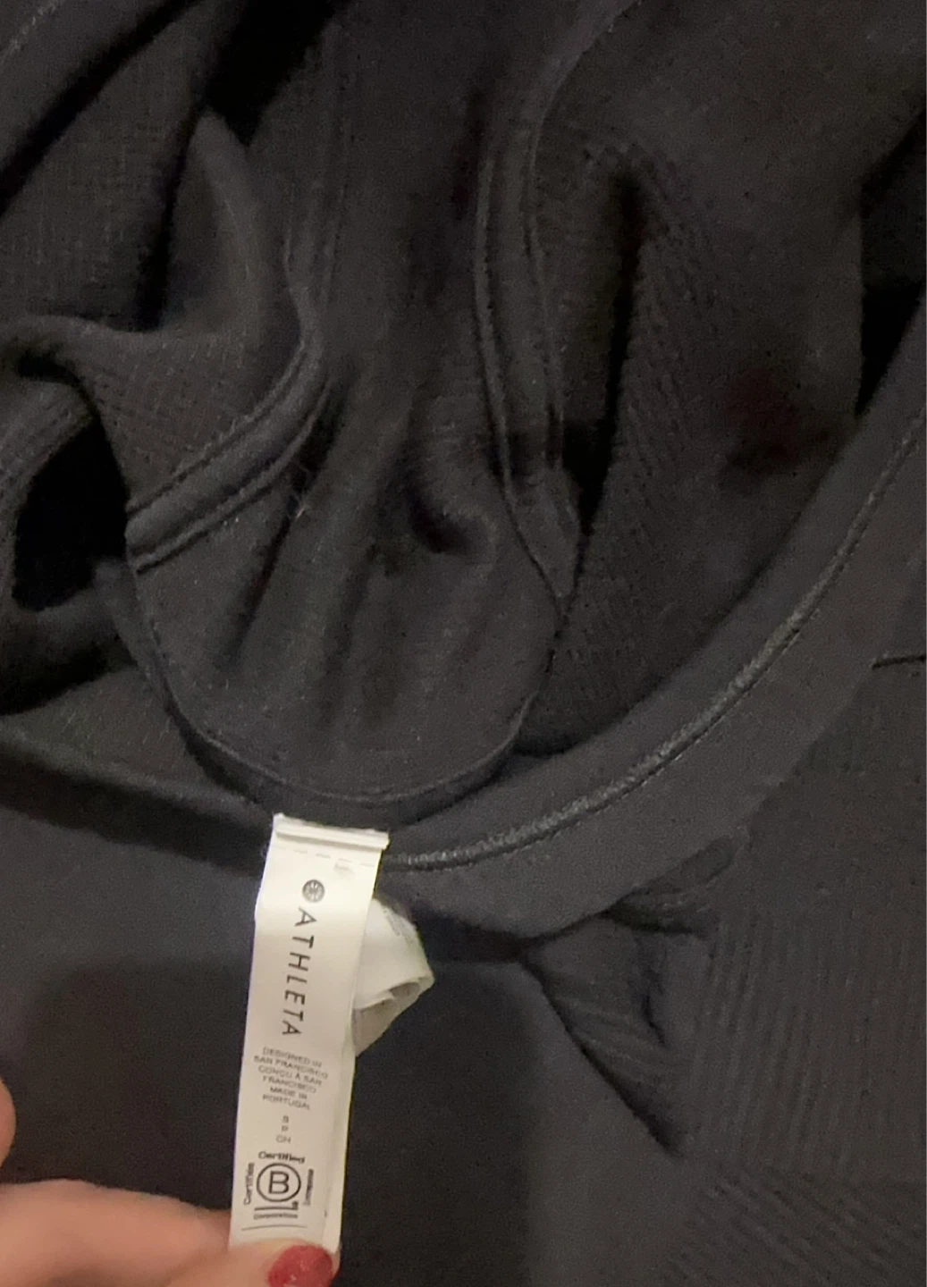 Athleta Hoodie - Size S - Black - photo 3