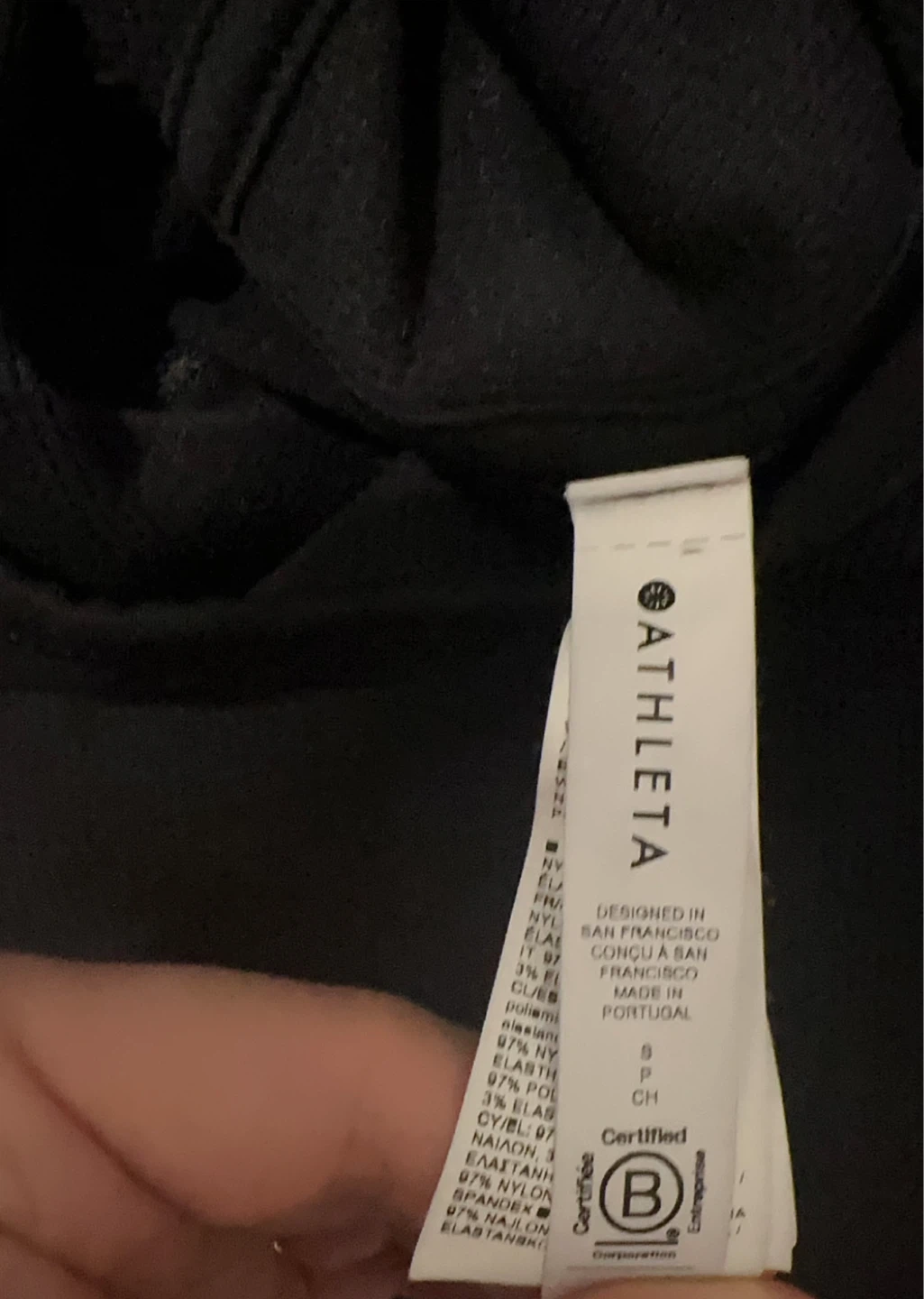 Athleta Hoodie - Size S - Black - photo 4