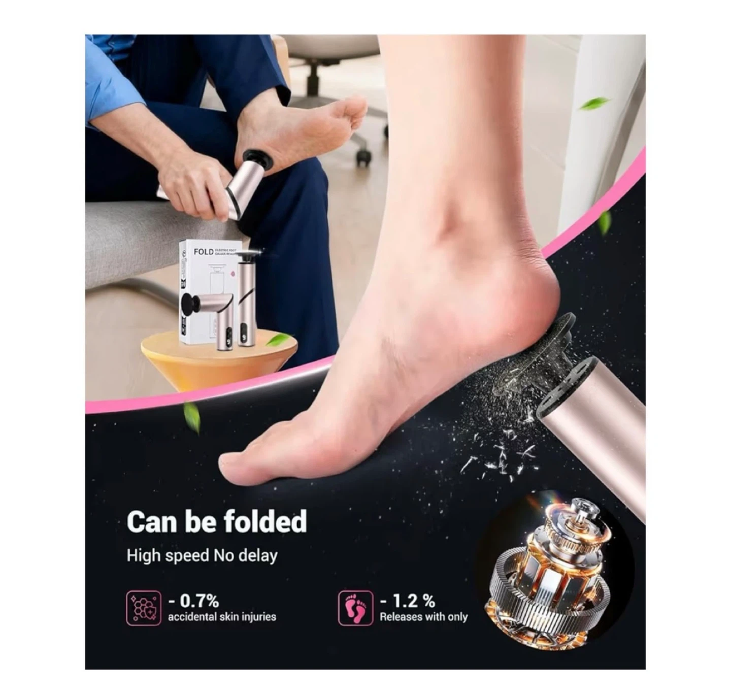 Brand new 5-in-1 Professional Electric Foot Callus Remover - photo 4