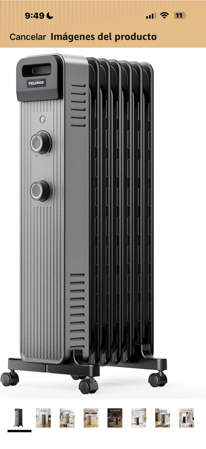 PELONIS Oil Filled Radiator Heater