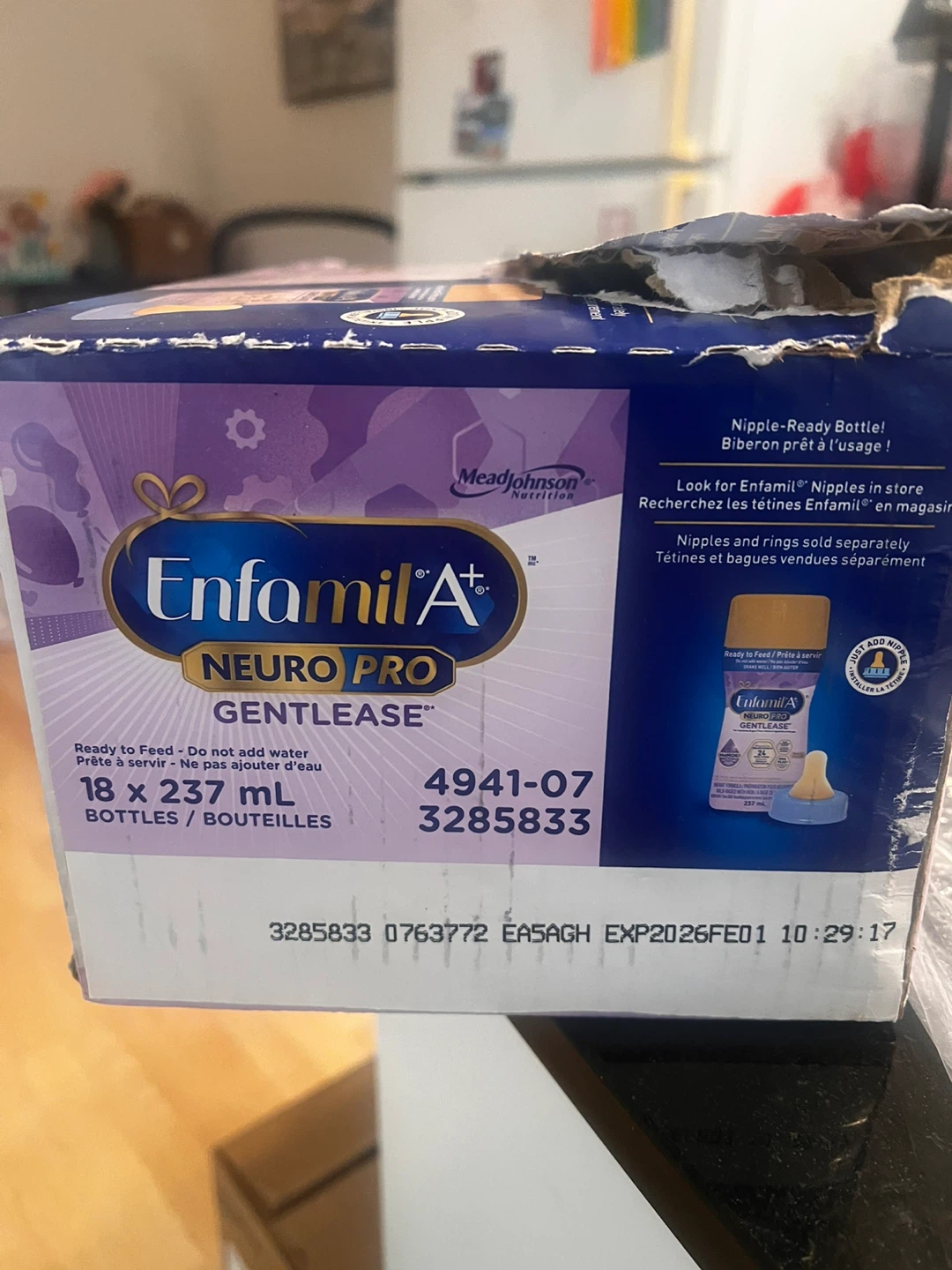 Baby formula Enfamil A+ NeuroPro Gentlease Ready to Feed 16x237