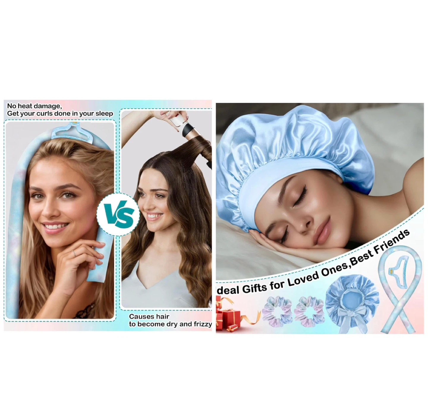 Brand new Heatless Hair Curler for Overnight Curls - photo 4