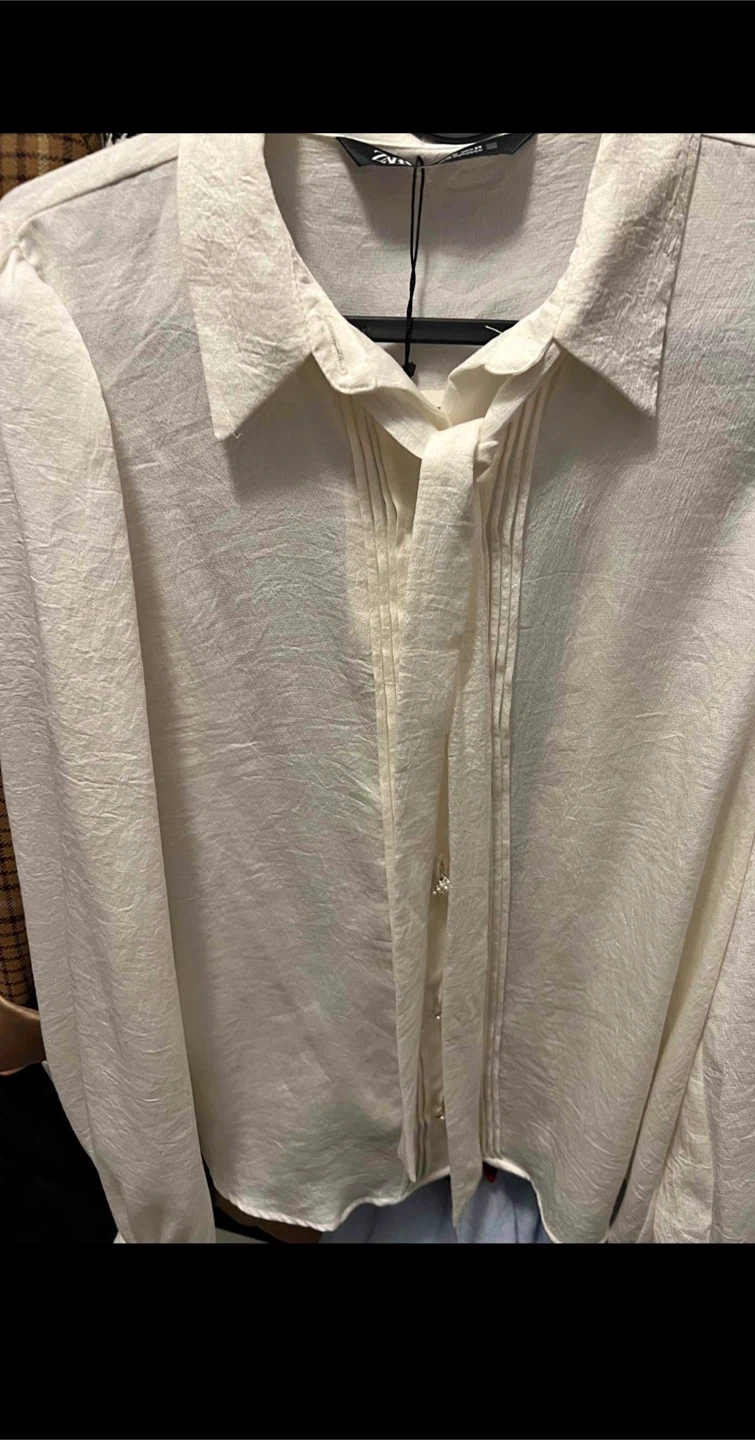 Zara Cream Blouse - Size s