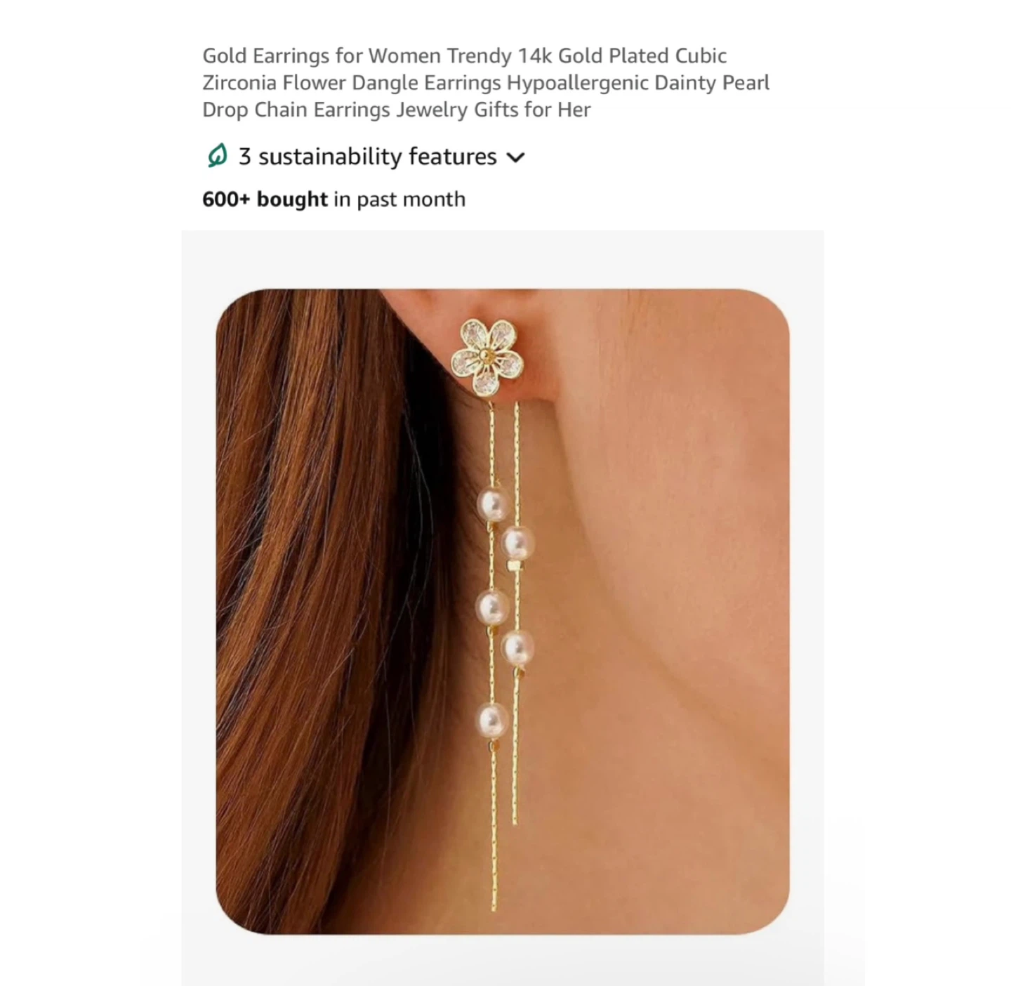 Brand new Gold Earrings for Women Trendy