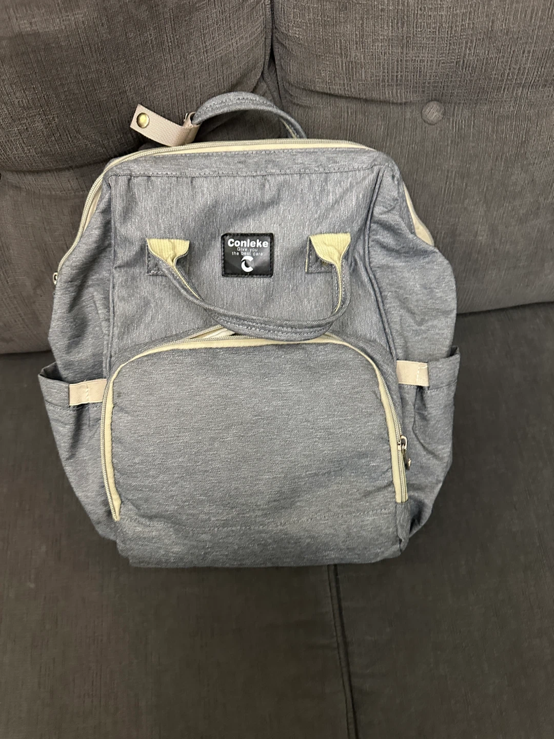 Conleke Diaper Bag Backpack - Grey