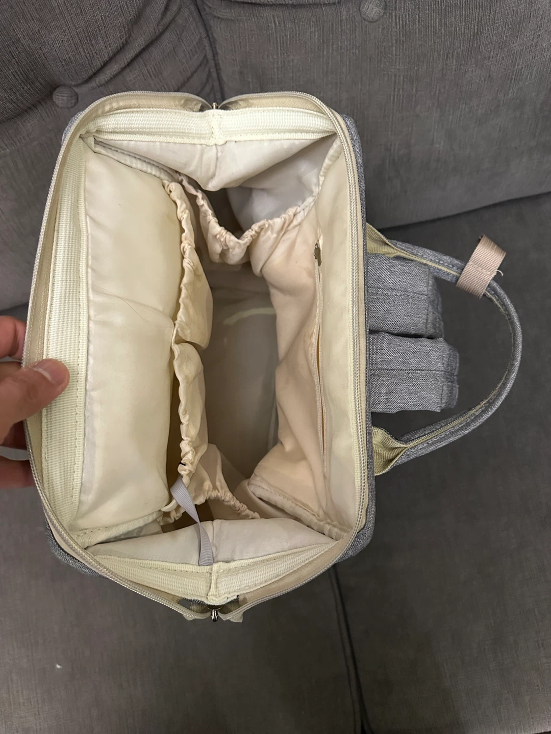 Conleke Diaper Bag Backpack - Grey - photo 3