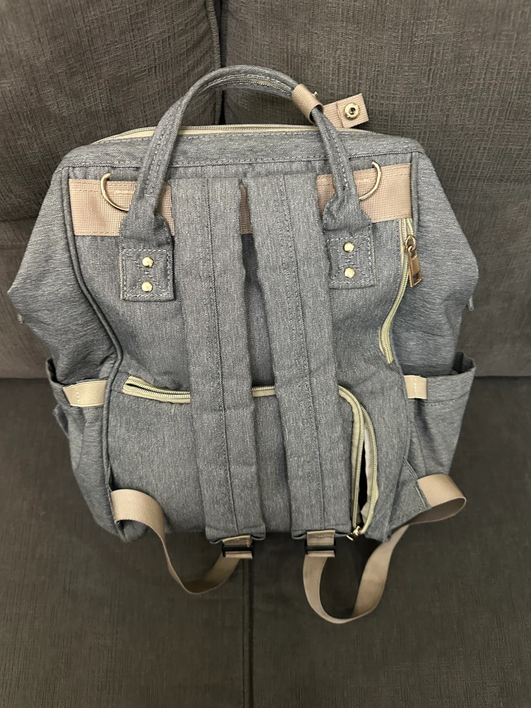 Conleke Diaper Bag Backpack - Grey - photo 2