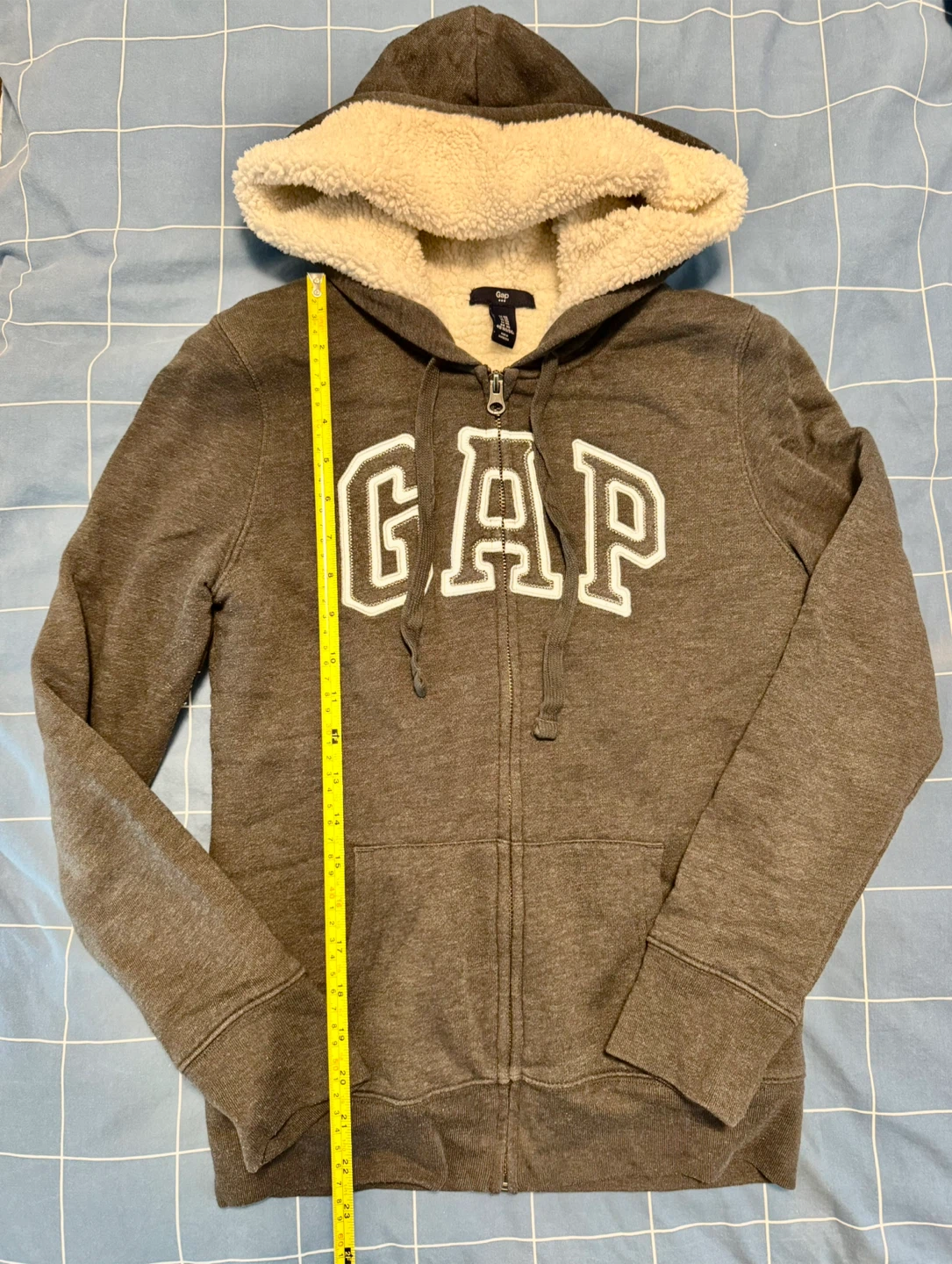 GAP Sherpa Lined Hoodie_Grey_Size XS - photo 4