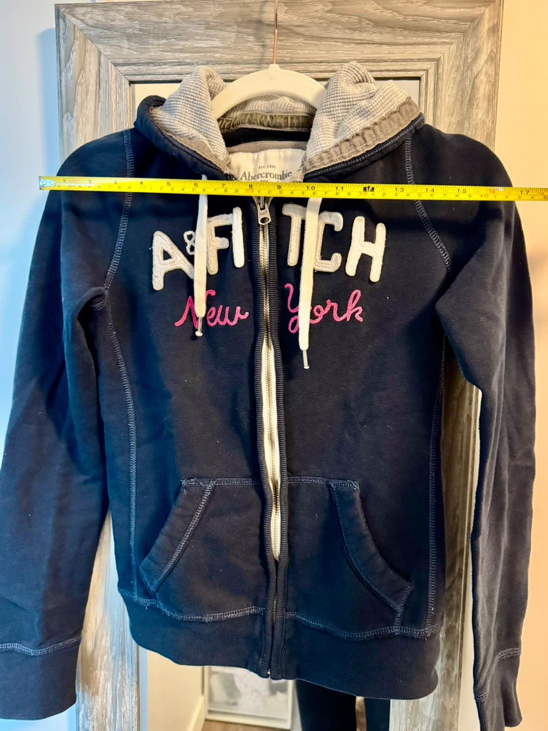 Abercrombie & Fitch Hoodie Jacket_Navy Blue_Size M - photo 4