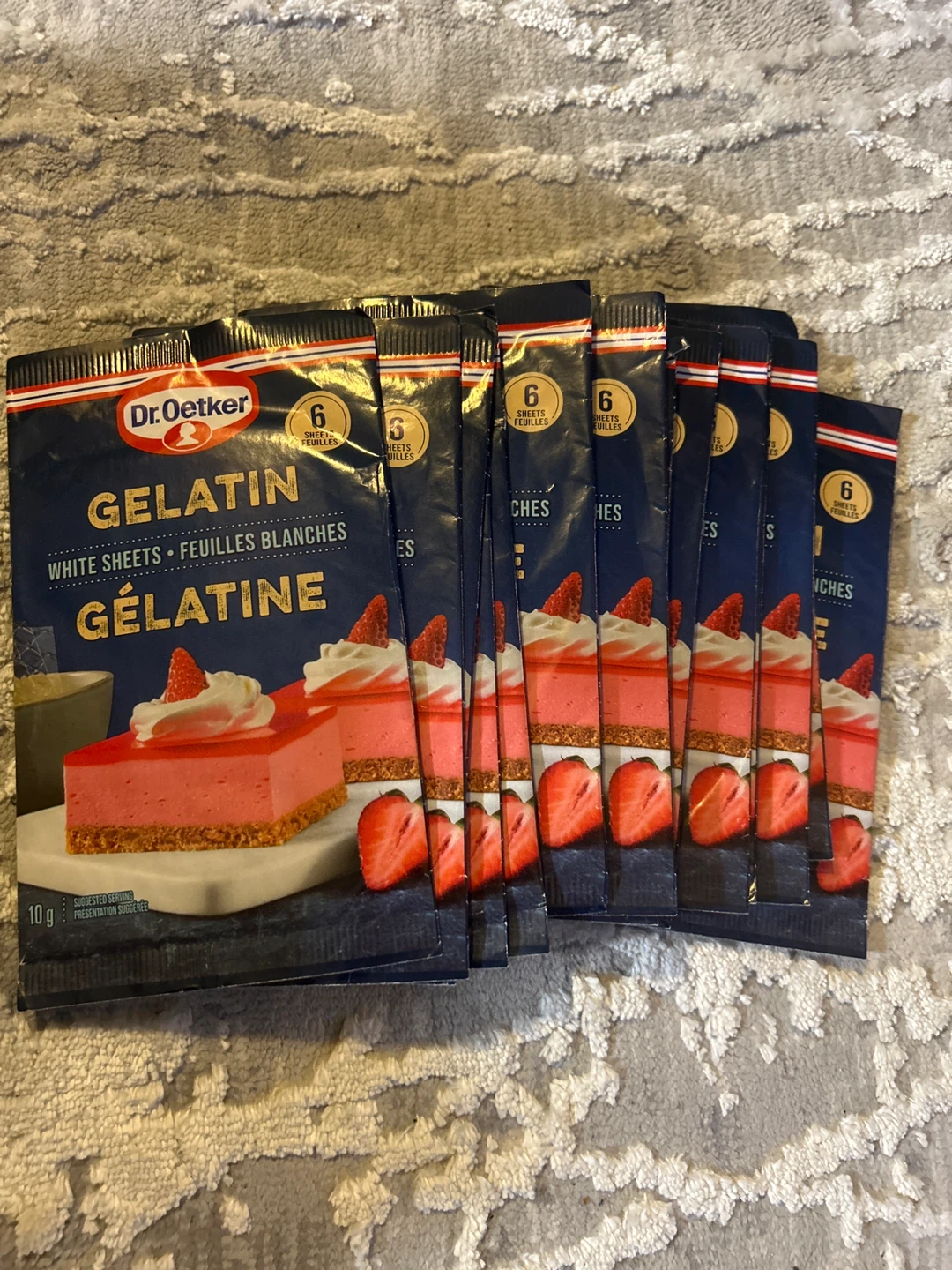 Gelatin 6sheets (14ea)