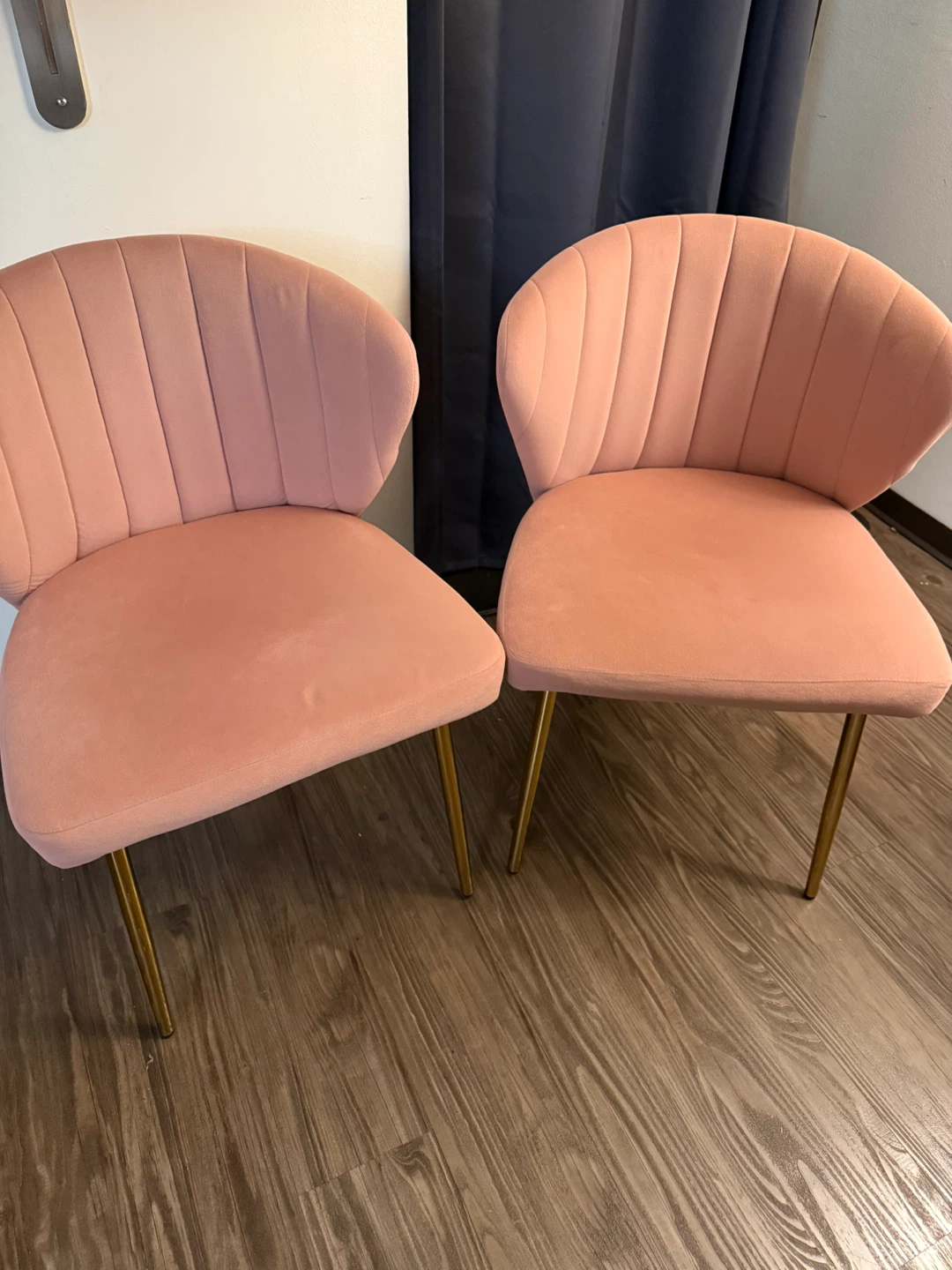 Pink Velvet Accent Chairs - Set of 2 - photo 2