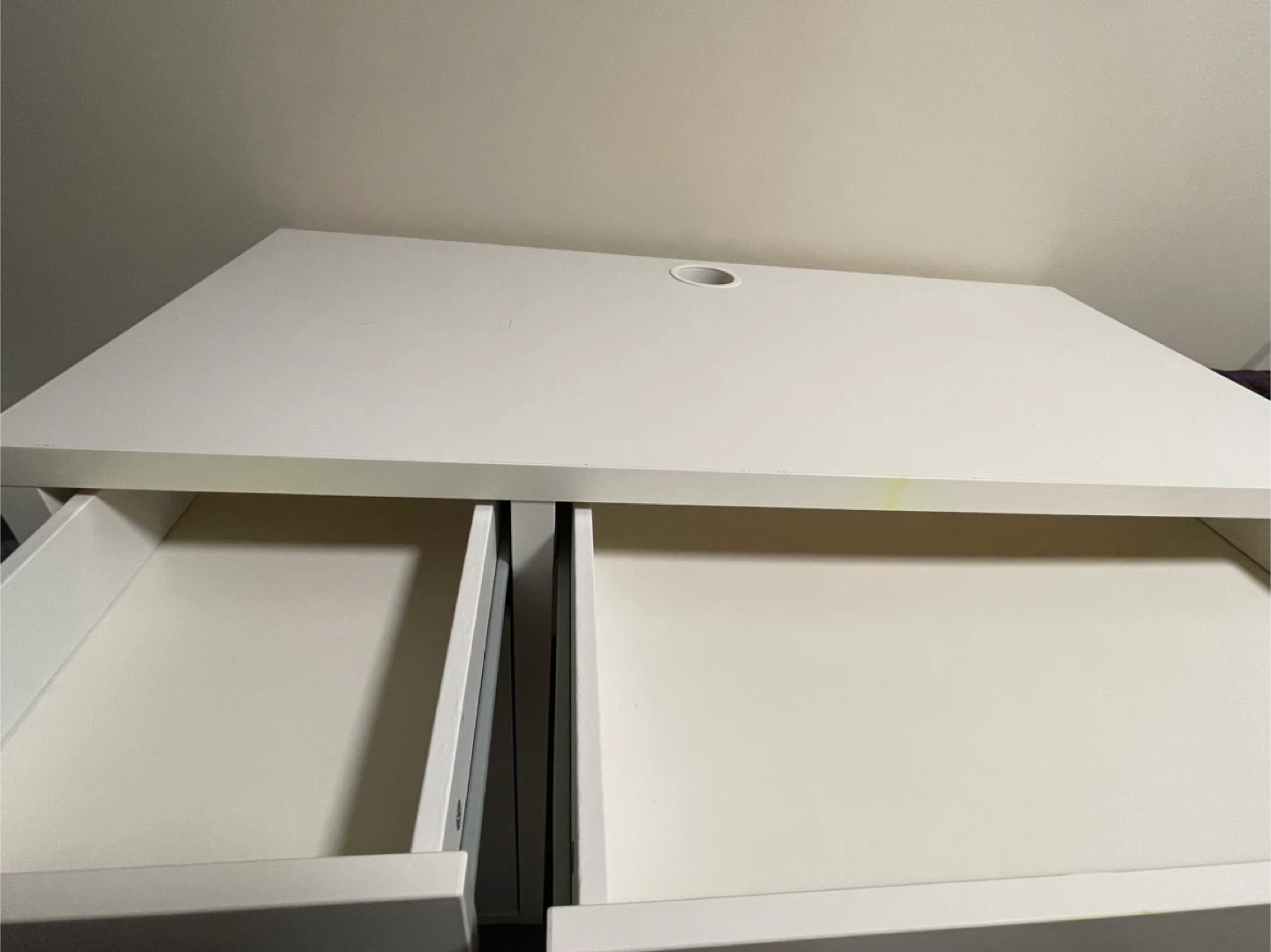 IKEA White Desk with Storage - photo 3