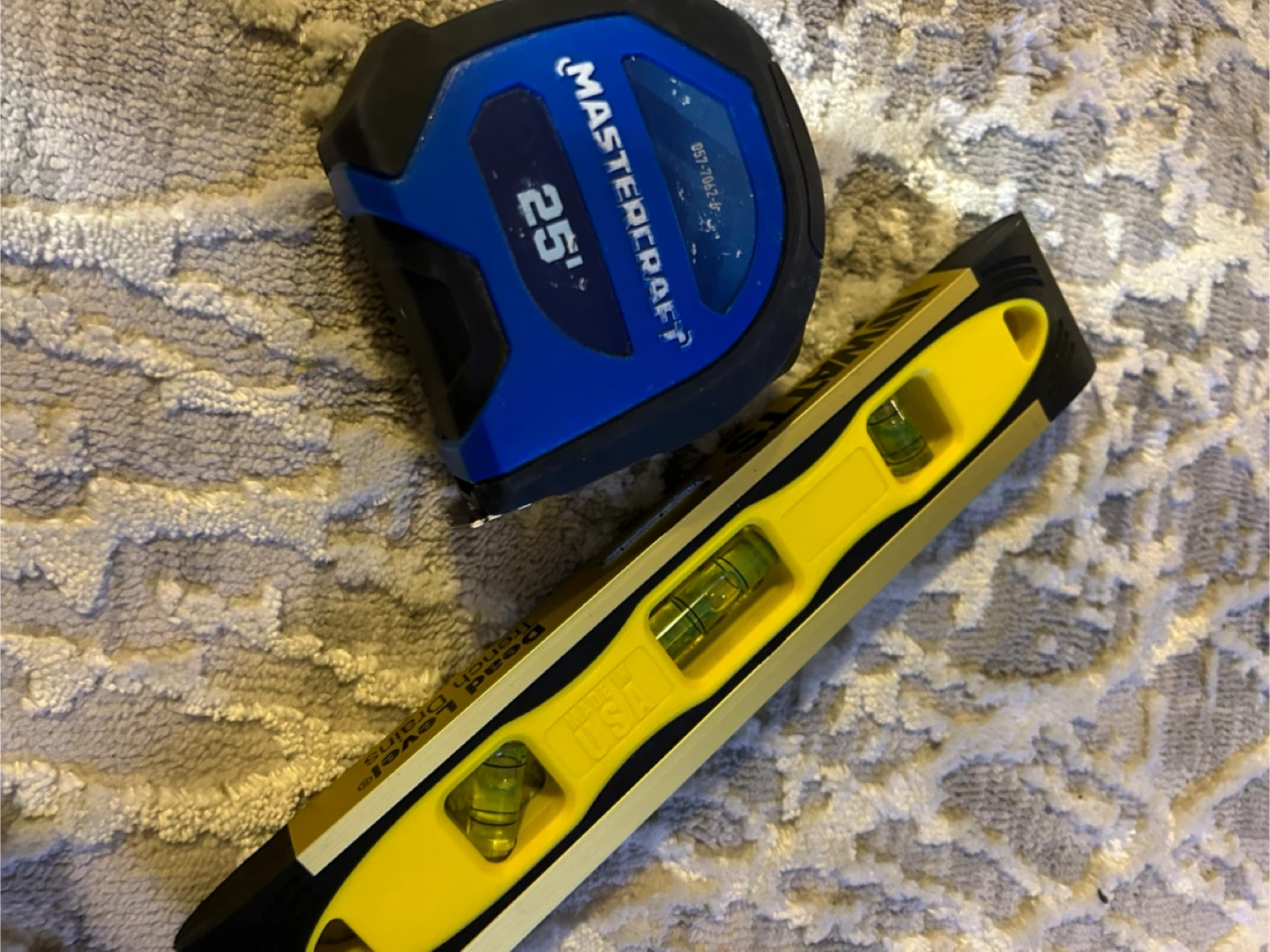 Mastercraft 25' Tape Measure & Level Set