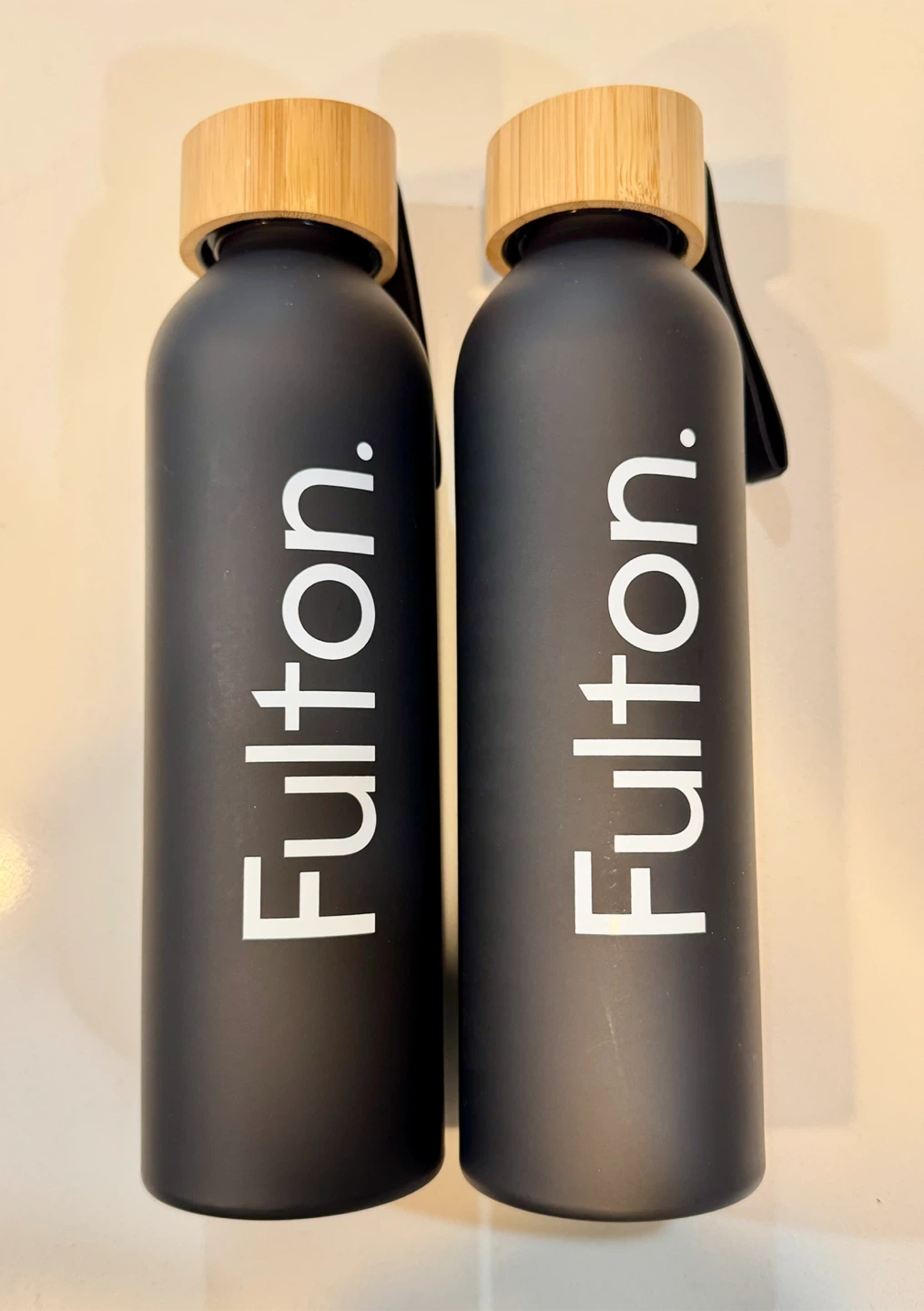 2 Bottles Set_Fulton Black Water Bottles_NWT - photo 2