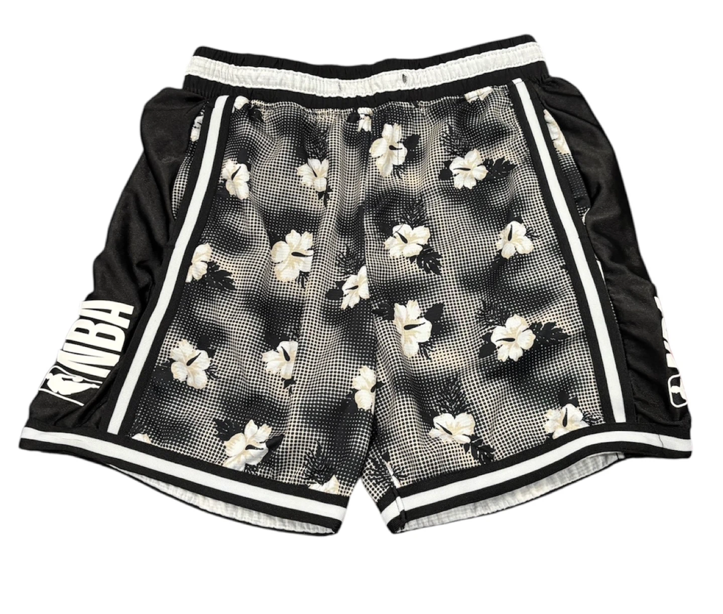 NBA Basketball unisex Floral Pattern Shorts - Size S