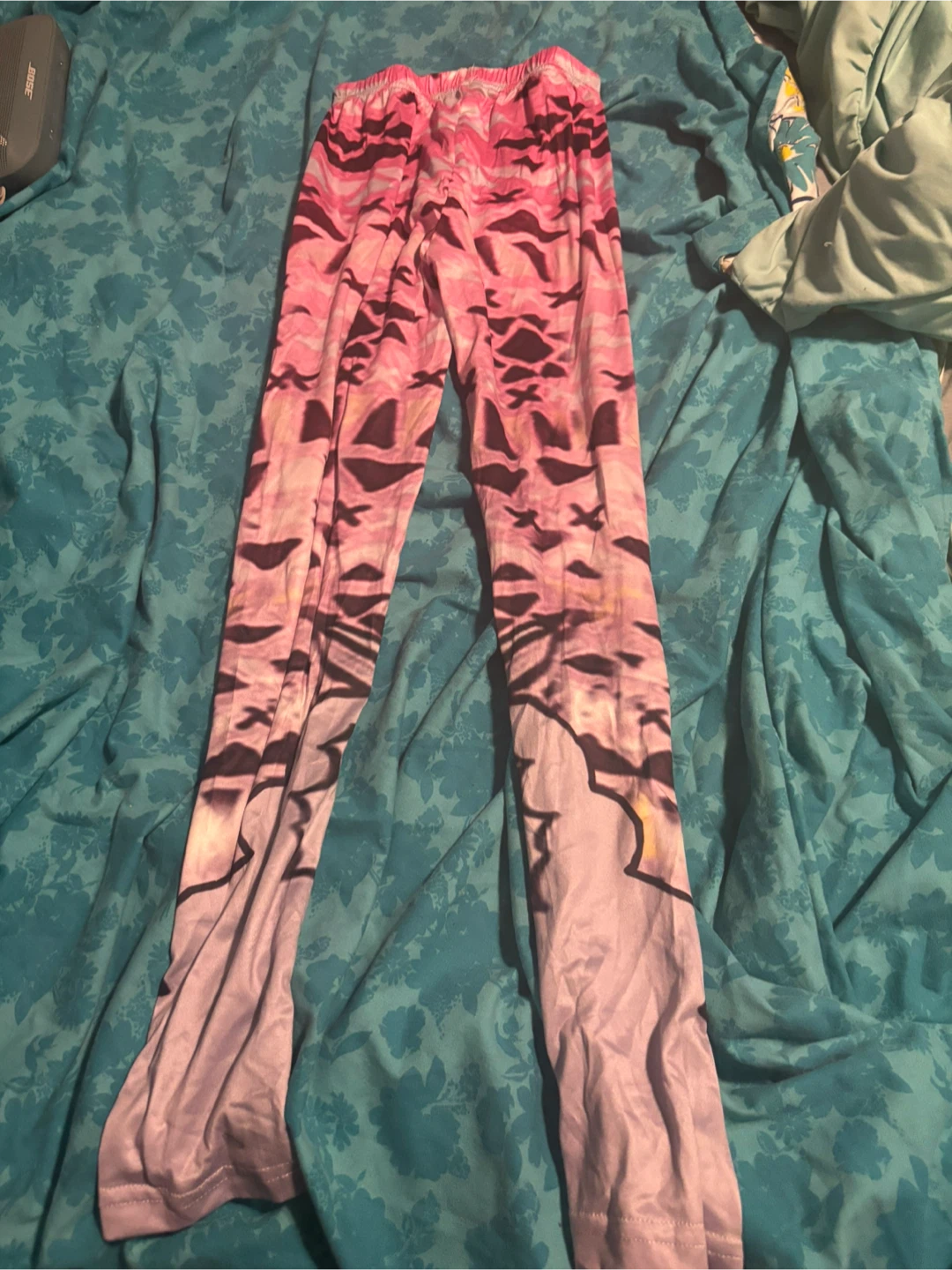 Pink Patterned Lounge Pants
