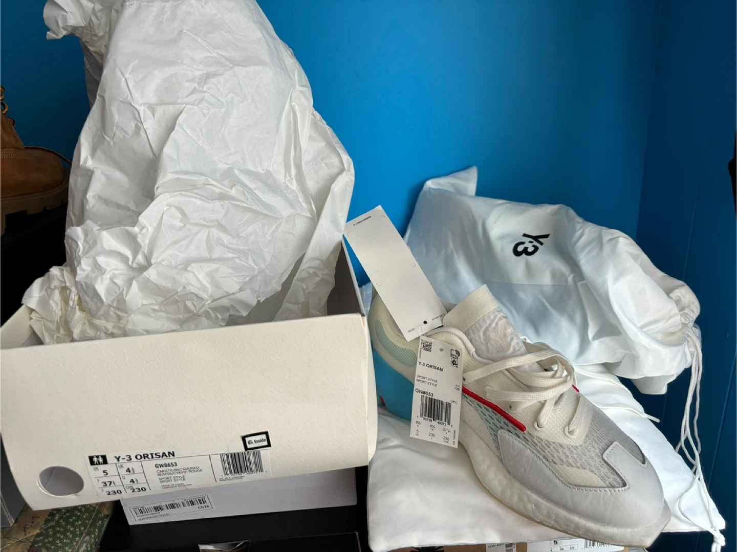 Adidas Yeezy New Y-3 Orisan Sneakers - Size US 5 - photo 5