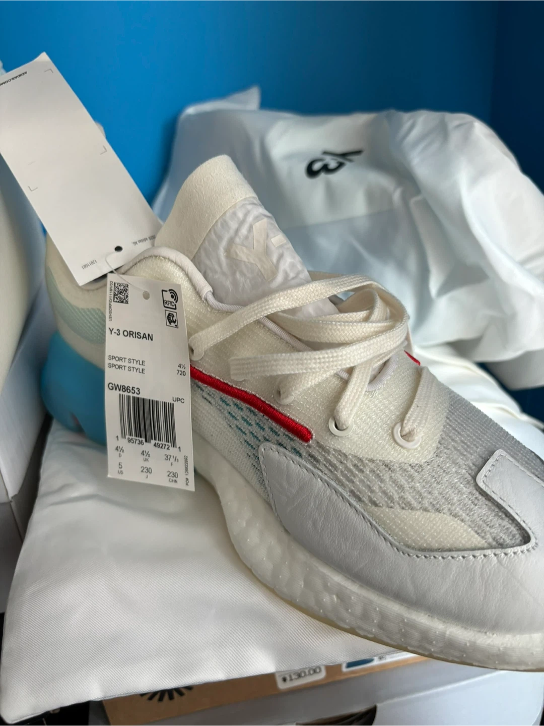 Adidas Yeezy New Y-3 Orisan Sneakers - Size US 5 - photo 4