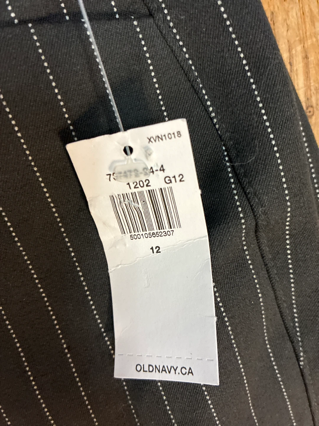 New Old Navy Pixie Skinny Pinstripe Pants - Size 12 - photo 2