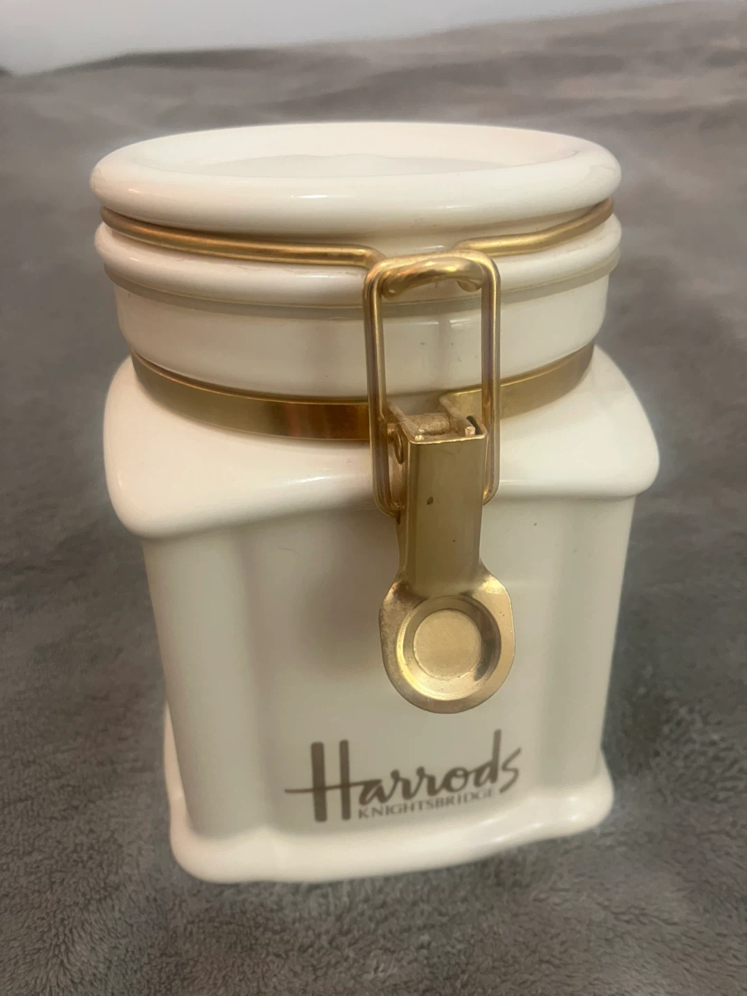 Vintage Harrods Knightsbridge London Jar Canister - Like New - photo 3