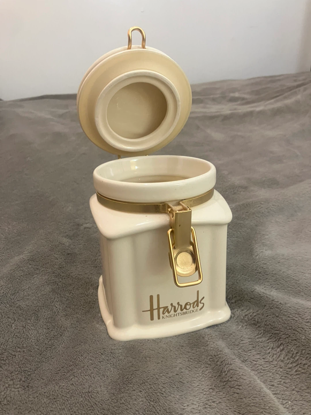 Vintage Harrods Knightsbridge London Jar Canister - Like New - photo 5