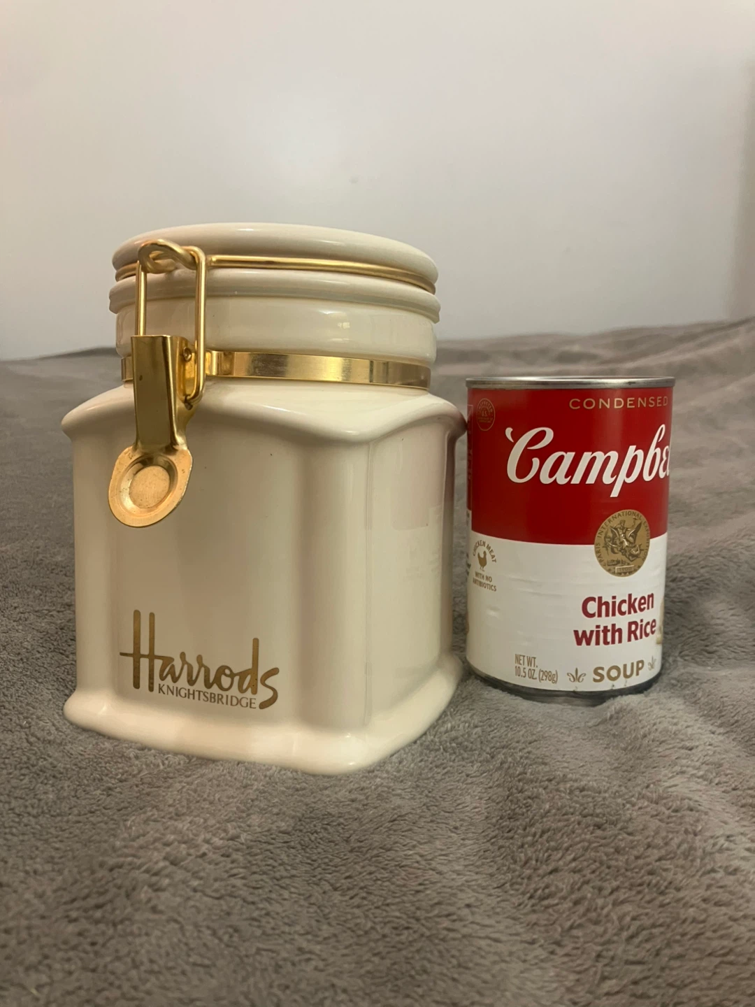 Vintage Harrods Knightsbridge London Jar Canister - Like New - photo 2