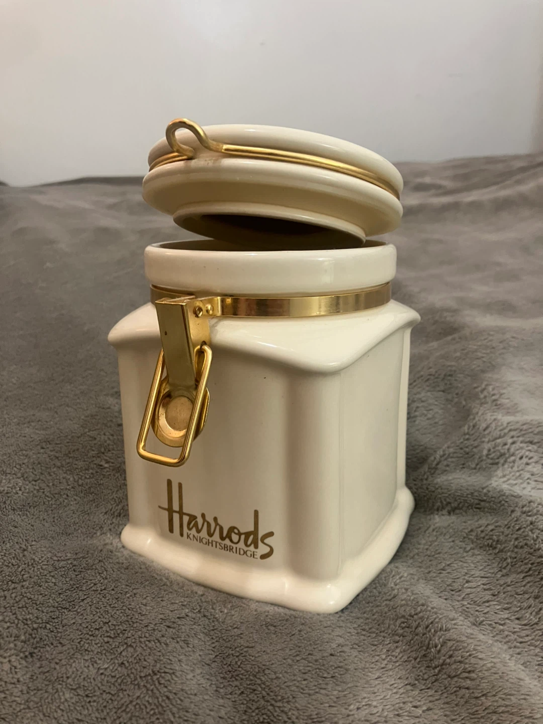 Vintage Harrods Knightsbridge London Jar Canister - Like New - photo 4