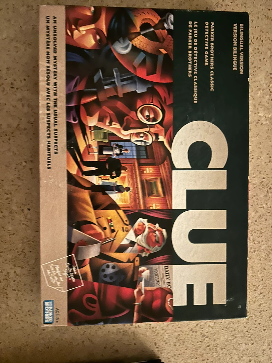 Clue Bilingual Version Detective Game