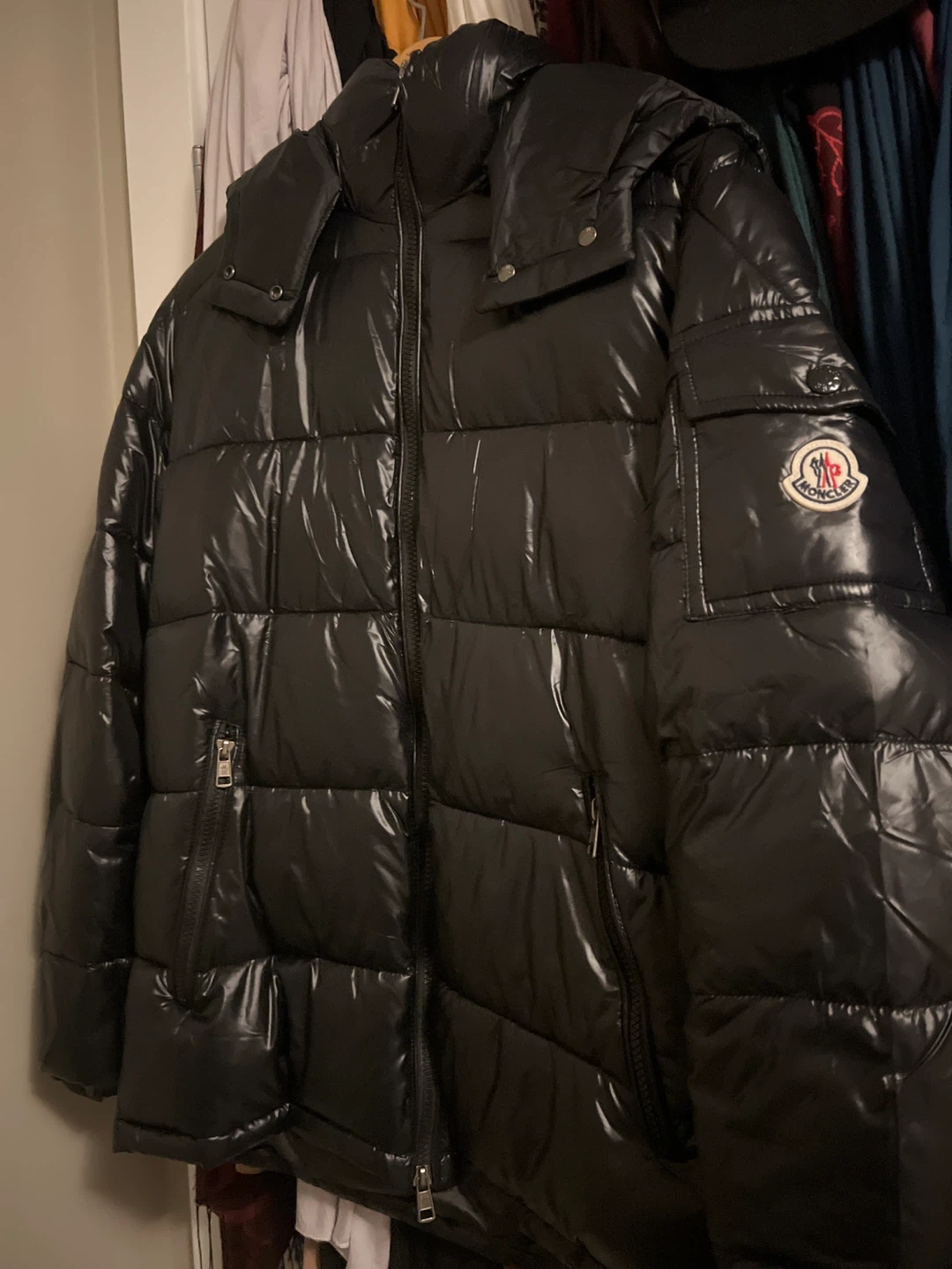 Moncler Black Puffer Jacket