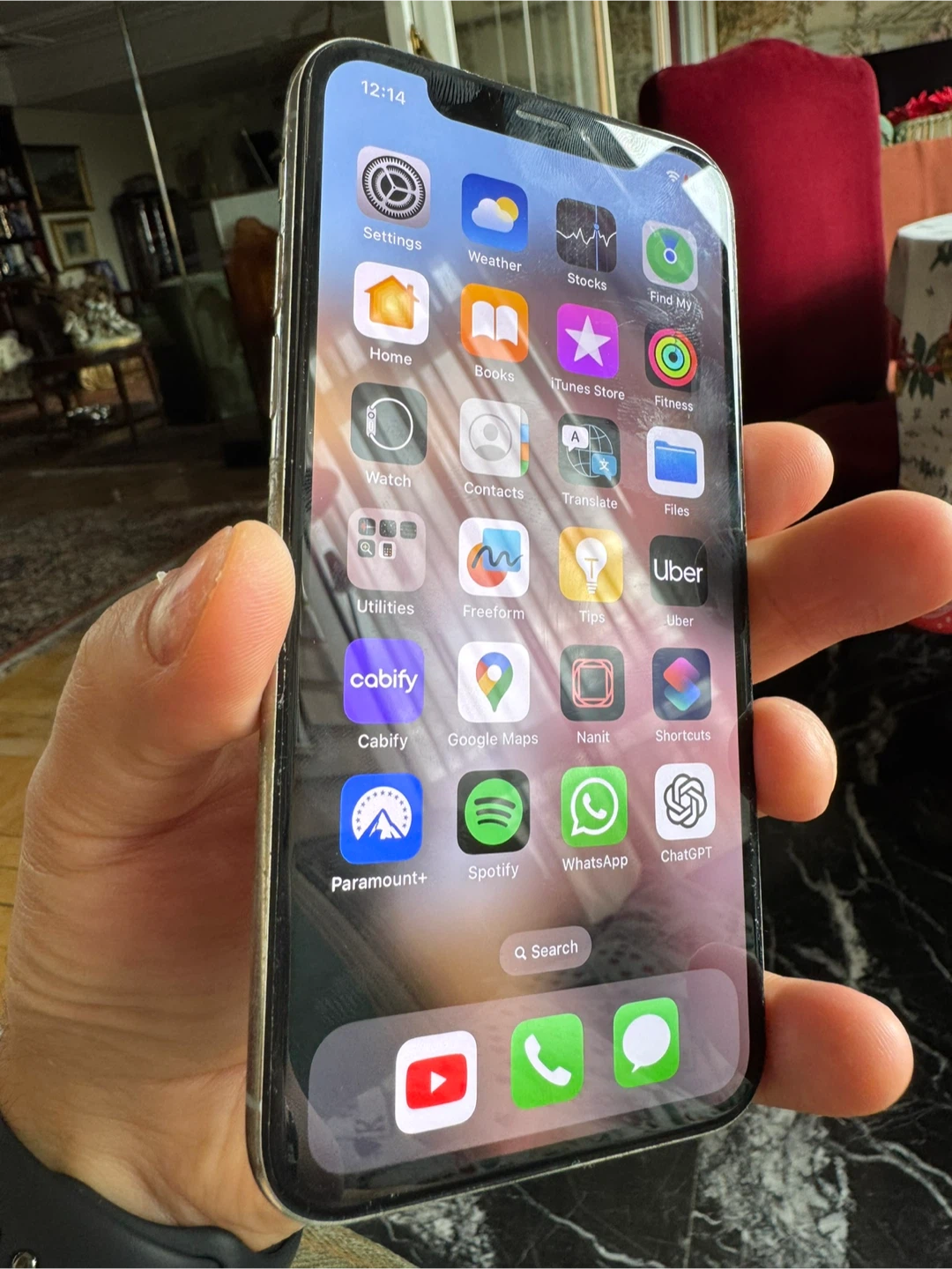 iPhone X 64GB Silver with UAG Case. Free shipping - photo 3