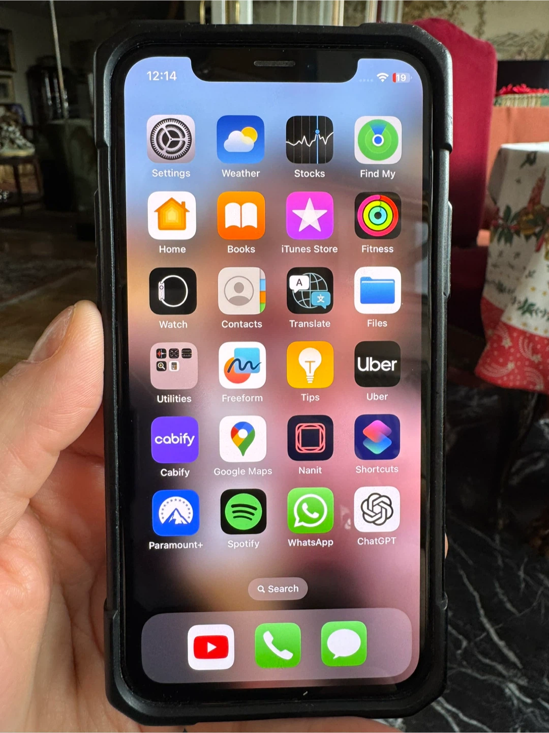 iPhone X 64GB Silver with UAG Case. Free shipping
